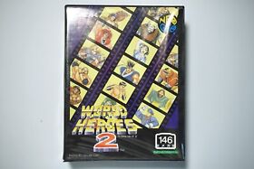 SNK Neo Geo AES World Heroes 2 Japan game US Seller