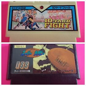 10 Yard Fight Super Rugby Famicom NES Japan Import tested working US SELLER🏈