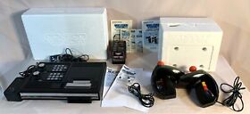 COLECOVISION CONSOLE WITH MANUALS, ADD-ON SUPER ACTION CONTROLLERS, GAMES, WORK!