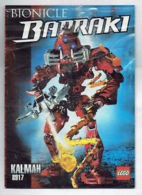 LEGO Bionicle barraki Kalmah 8917 instruction Booklet Manual ONLY