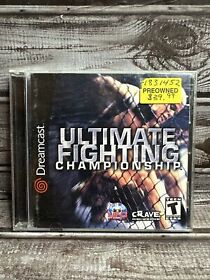 Ultimate Fighting Championship (Sega Dreamcast, 2000) Complete