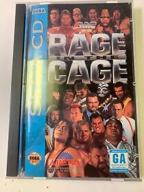 Sega CD WWF Rage in the Cage Game COMPLETE