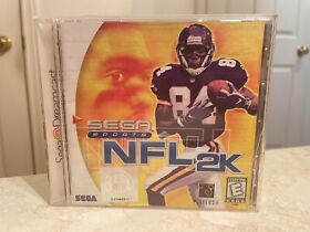 NFL 2K (Sega Dreamcast, 1999) CIB Complete TESTED