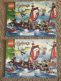 LEGO Castle 7048 Troll Warship instructions Manual Only