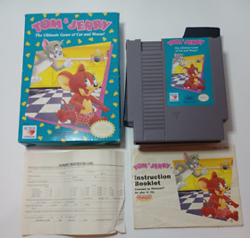 Tom & Jerry: The Ultimate Game of Cat and Mouse Nintendo NES CIB Complete w/ Reg