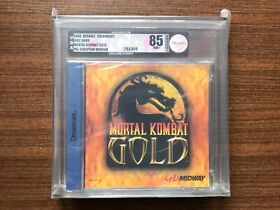 "Mortal Kombat Gold" (PAL) Sega Dreamcast Game Sealed/VGA Graded 85 Archival