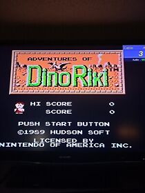 Adventures of Dino Riki - NES cartridge only Tested Working Pictures 