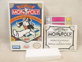 Monopoly (Nintendo Entertainment System | NES) BOX MANUAL INSERT ONLY