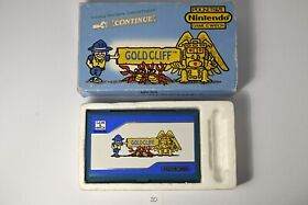 Vintage Boxed Nintendo Game And Watch Gold Cliff Game 1988