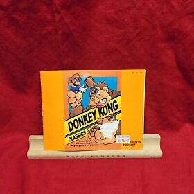 NES Donkey Kong Classics solo manual de instrucciones. Sin juego
