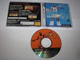 Slam'n Jam 96 featuring Magic & Kareem Sega Saturn Japan import US Seller