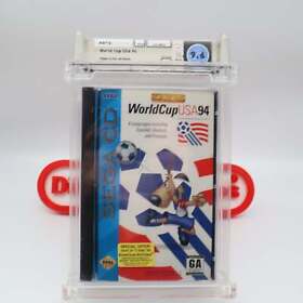 Sega CD WORLD CUP USA '94 1994 - WATA GRADED 9.6 A+! TOP OF POP! NEW & Sealed!