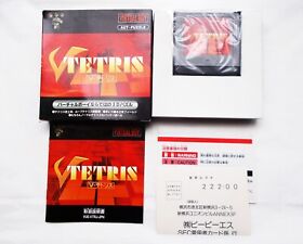 V-Tetris Virtual Boy Box nused item Nintendo Japan JPN