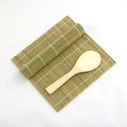 Green/Green Bamboo Sushi Mat With Rice Paddle Set S-3676