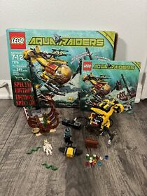 LEGO Aqua Raiders 7776 The Shipwreck [100%] Complete W/ Box Manuel NO STICKERS