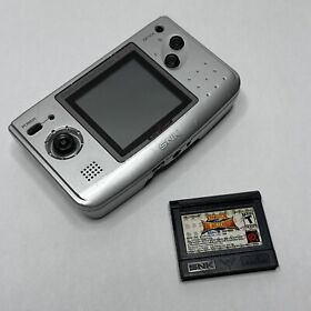 Neo Geo Pocket Color SNK Console Silver Works w/ Match Of The Millennium Capcom