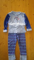 Gerber boys blue striped rescue pup pajamas size 24mths