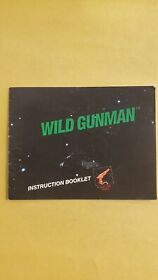 Wild Gunman (Nintendo) NES Black Box TM Manual de Instrucciones Original Solo