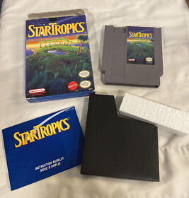 Startropics (Nintendo NES, 1990) - CIB - Tested