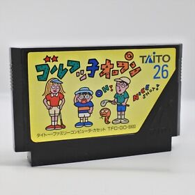 Famicom GOLFKKO OPEN Gorufukko Golf Cartridge Only Nintendo fc