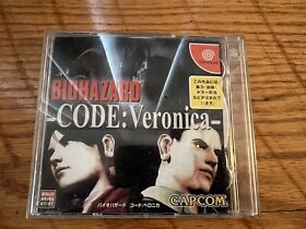 Sega Dreamcast Resident Evil Biohazard Code Veronica Japan game Capcom