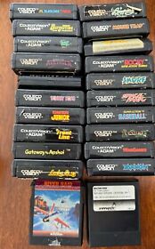 Huge Lot of 24 Colecovision Game Gaming Cartridges Root Beer Tapper Bump N Jump
