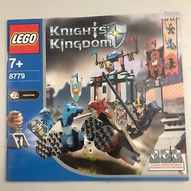 LEGO Knights Kingdom 8779 The Great Tournament Joust Instruction Manual Only