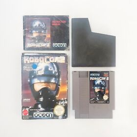 Robocop 2 + Box & Manual - Nintendo NES - Tested & Working