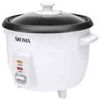 New， 6 Cup Non-Stick Pot Style White Rice Cooker, 3 Piece