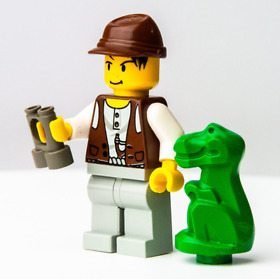 LEGO® Mike (w/ Dinosaur) -  - 1281 5987 (adv014) Minifigure