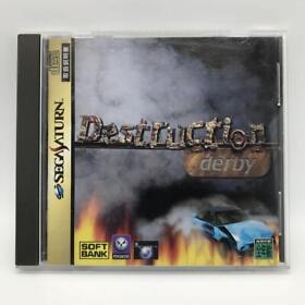 Destruction Derby Sega Saturn SS Japan  Good Condition