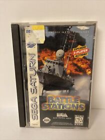Battlestations (Sega Saturn, 1997) Complete CIB TESTED & WORKING