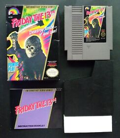 NES Friday the 13th (Nintendo Entertainment System, 1989) NO POSTER