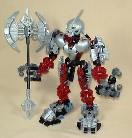 Lego Bionicle Warriors 8733 AXONN - Mask of Truth Titan 100% with Battle Axe 