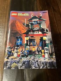 Lego System Ninja Samurai Stronghold 6083 Year 1998 Instruction Manual Booklet