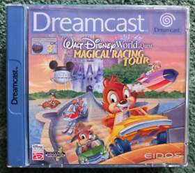 Sega Dreamcast - Walt Disney World Quest Magical Racing Tour, manual + disc.