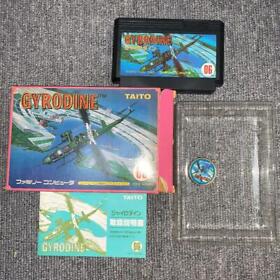 Taito 1986 Gyrodine Nintendo Famicom NES Used Action Rare Japanese Retro Game 