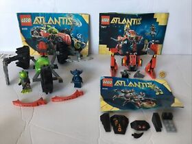 LEGO 7977 8059 8056 Atlantis Seabed Strider Parts Minifigs Instructions Lot 20
