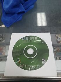 Spec Ops II: Omega Squad (Sega Dreamcast, 2000) Disc Only