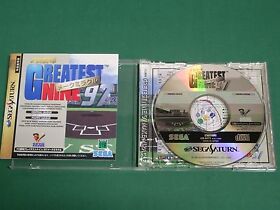 Sega Saturn Pro Yakyuu Greatest Nine 97 Make Miracle. *JAPAN GAME* SS. 18656    