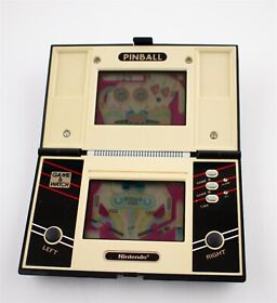 Nintendo Game & Watch Pinball Vintage 1983 Handheld Dual Screen LCD Game