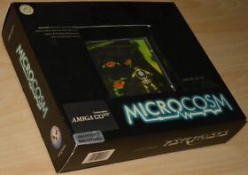 MICROSCOSM CD32 LIMITED EDITION ~ Commodore Amiga ~ BIG boxed ~ *SOUNDTRACK CD*