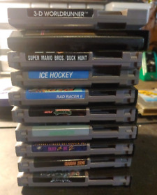 NES Game Lot - 10 Games! Cleaned & Tested! Guardian Legend, TMNT & More!