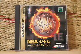 NBA Jam Tournament Edition Sega Saturn SS Japan Very Good Condition!