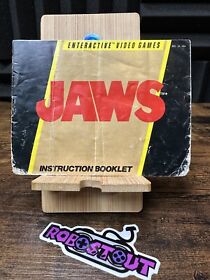 Jaws NES Instruction Manual Only - No Box Or Game⭐