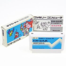 DONKEY KONG JR. Famicom Nintendo FC Japan Import NES Action NTSC-J Complete
