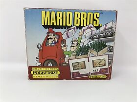 1983 POCKETSIZE Multi Screen NINTENDO Game & Watch MARIO BROS - In Box USA RARE