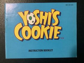 Yoshi's Cookie NES Nintendo Instruction Manual Only