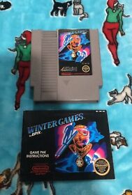 Nintendo NES Video Game Winter Games with manual