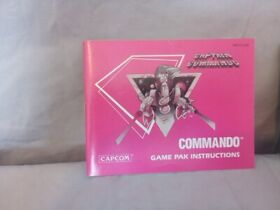 Commando Nes Game manual